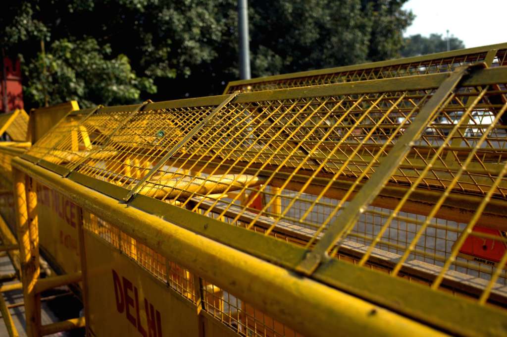 पुलिस बैरिकेड_विमुक्त जनजातियां पुलिस