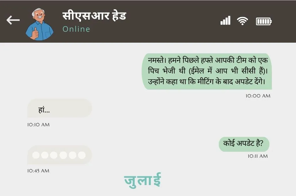 सीएसआर को दूसरा संदेश_ सीएसआर फंडिंग  
